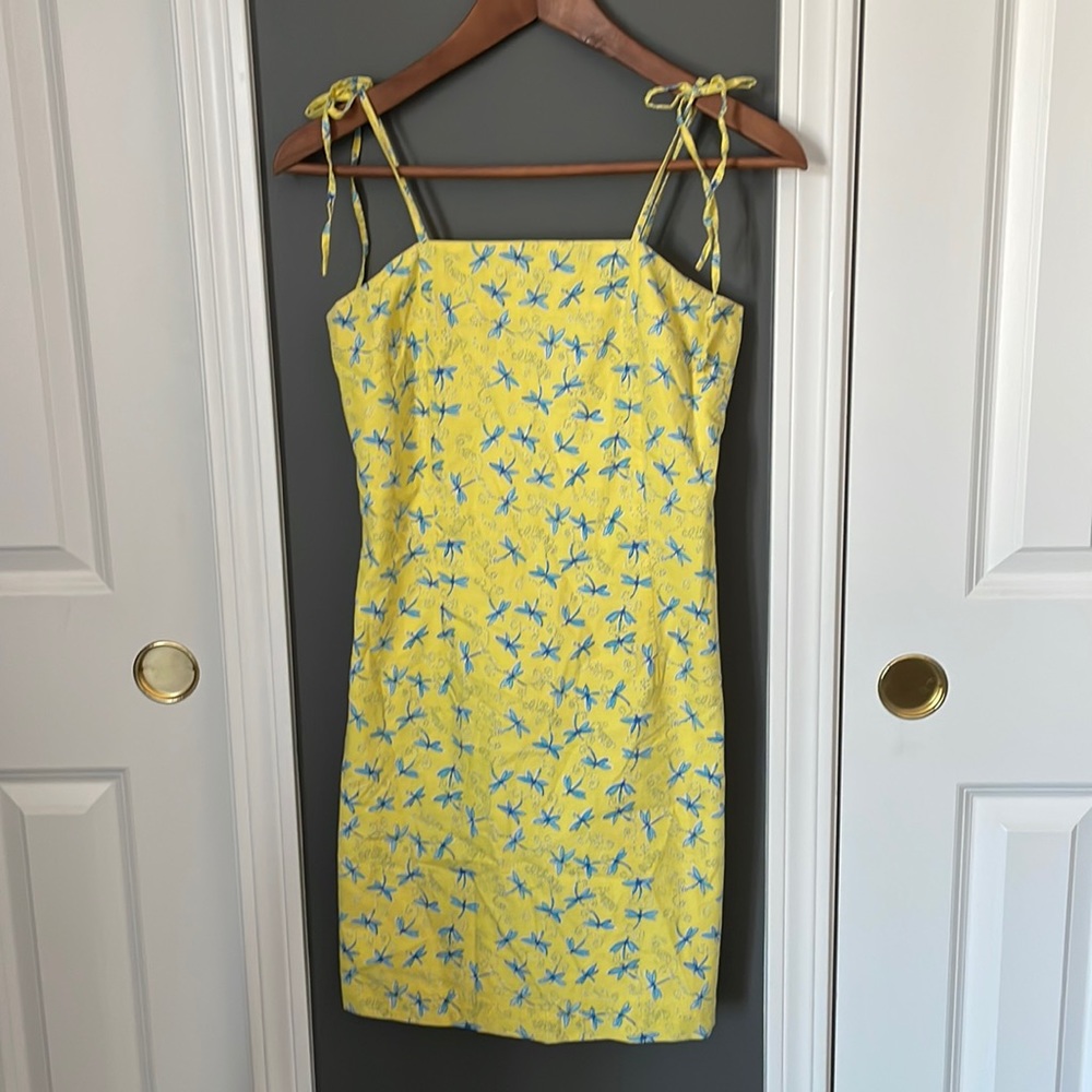 Lilly Pulitzer Cotton Dragonfly Mini Dress